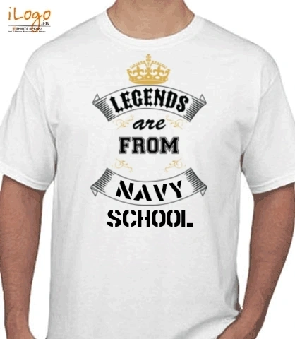 legend-are-from-navy-school - T-Shirt
