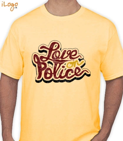 love-on-police - T-Shirt
