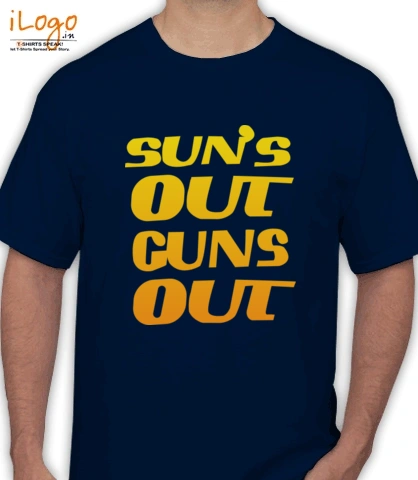 sun-out-guns-out - T-Shirt