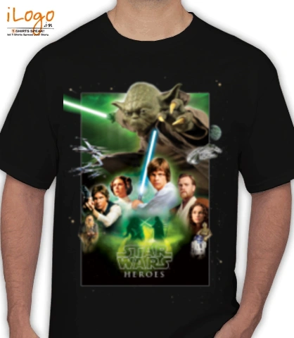 Starwars-all-characters - T-Shirt