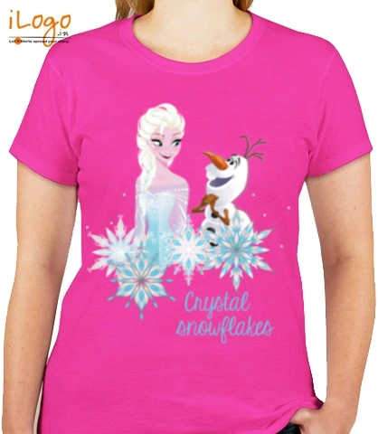 crystal-snowfall-elsa - Kids T-Shirt for girls