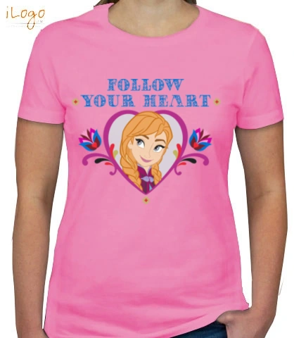 anna-follow-ur-heart - Kids T-Shirt for girls
