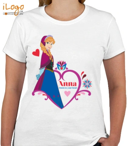 anna-listen-to-ur-heart - Kids T-Shirt for girls