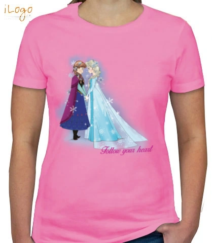 anna-%-elsa-follow-your-heart - Kids T-Shirt for girls