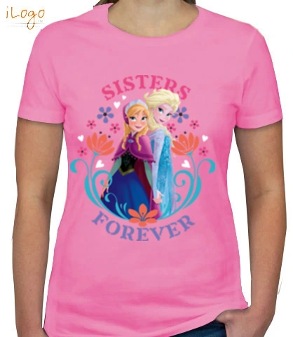 anna-and-elsa-sisters-forever - Kids T-Shirt for girls