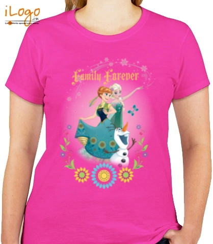 family-forever-anna-elsa - Kids T-Shirt for girls