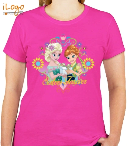 sister-forever-anna-%-elsa - Kids T-Shirt for girls