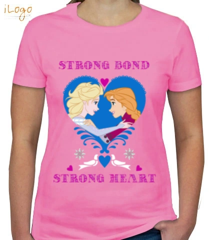 strong-heart-%-bond - Kids T-Shirt for girls