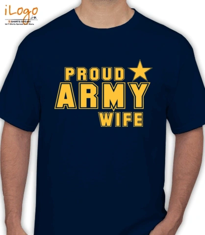 Proud-army-wife - T-Shirt