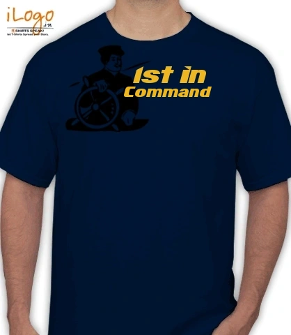 st-in-command-Navy - Men's T-Shirt