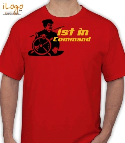 st-in-command-Navy - T-Shirt