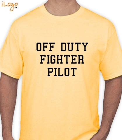 Off-duty-fighter-pilot - T-Shirt
