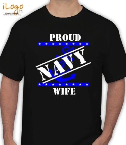 Proud-navy-wife - T-Shirt