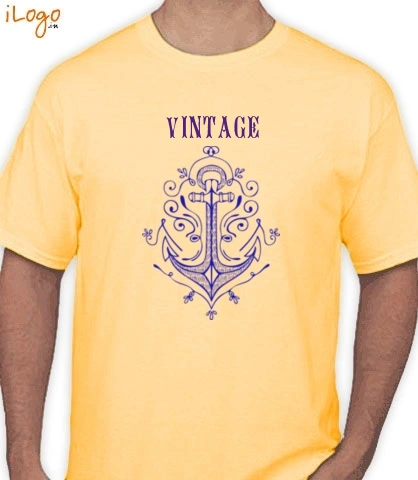 Vintage-Anchor - T-Shirt