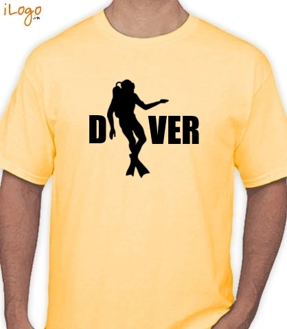 Navy-Diver - T-Shirt