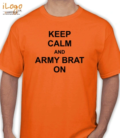 Keep-Calm-Army-Brat - T-Shirt