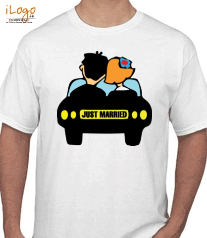 just-married-car - T-Shirt