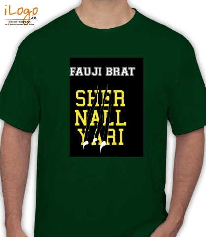 FAUJI-BRAT-LION-NAIL - T-Shirt