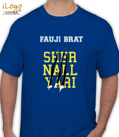 FAUJI-BRAT-LION-NAILS - T-Shirt