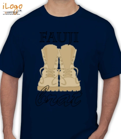 fauji-brat-serif-font - Men's T-Shirt
