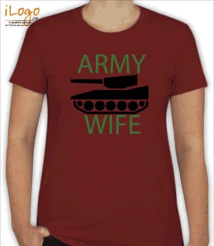 ARMY-WIFE-GREEN - Women T-Shirt [F]