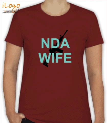 NDA-WIFE-GUN-IN-BACK - Women T-Shirt [F]