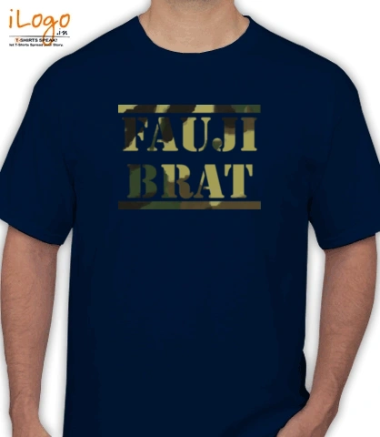 FAUJI-BRAT-IN-TEXTURE - Men's T-Shirt