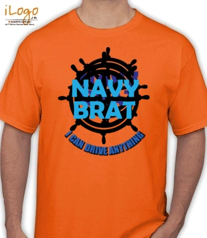 NAVY-BRAT-WITH-DRIVEWHEEL - T-Shirt