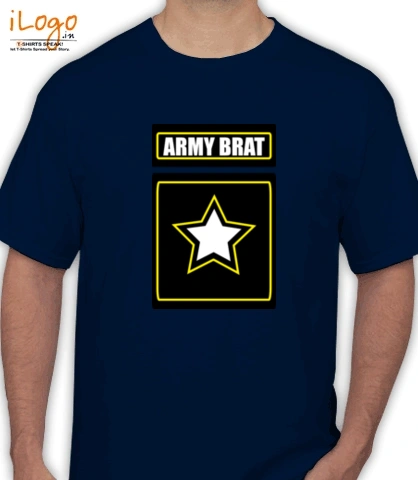 ARMY-BRAT-WITH-STAR - Men's T-Shirt