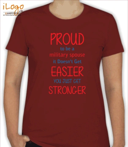military-wife-slogan - Women T-Shirt [F]
