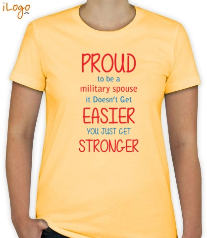 military-wife-slogan - T-Shirt [F]