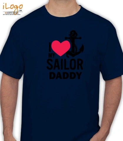 SAILOR-DADDY-HEART - Men's T-Shirt