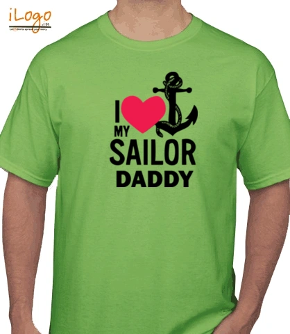SAILOR-DADDY-HEART - T-Shirt