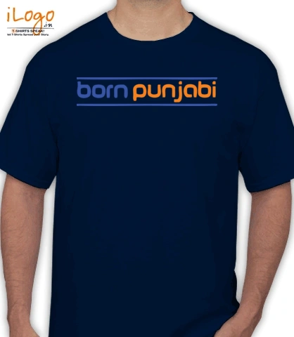 born-punjabi. - Men's T-Shirt