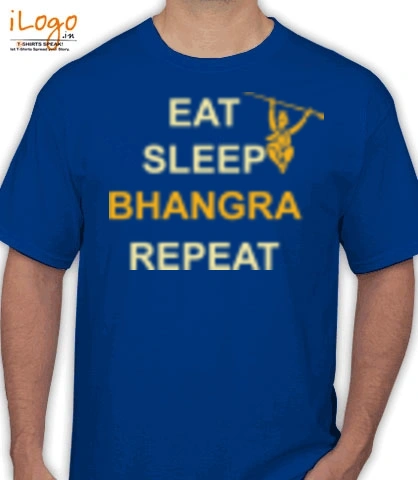 bhangra-repeat - T-Shirt