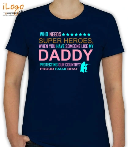 daddy-super-hero - T-Shirt [F]