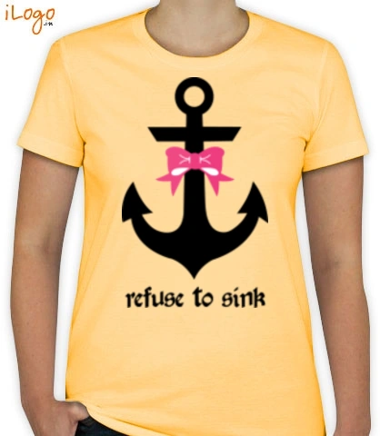 anchor-with-bow - T-Shirt [F]
