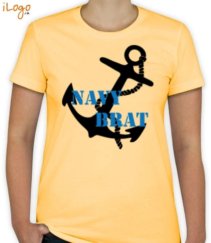 navy-brat-anchor. - T-Shirt [F]