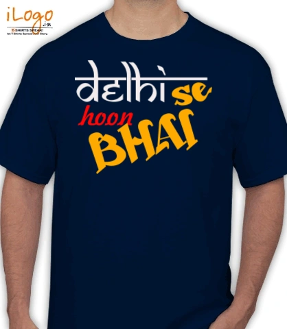 delhise-hoon-bhai - T-Shirt