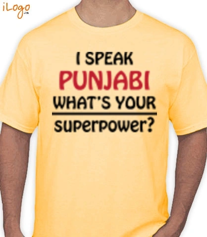 i-speak-punjabi-superpower - T-Shirt