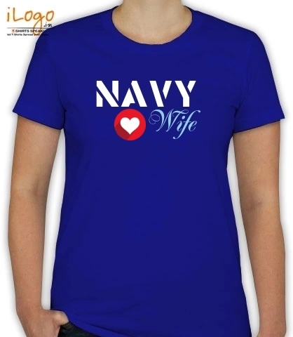 navy-wife-heart - T-Shirt [F]