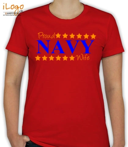 proud-navy-wife-stars - T-Shirt [F]