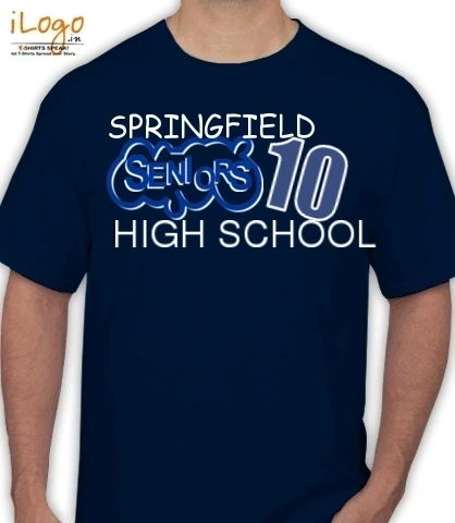 springfield-high-AND-seniors- - Men's T-Shirt