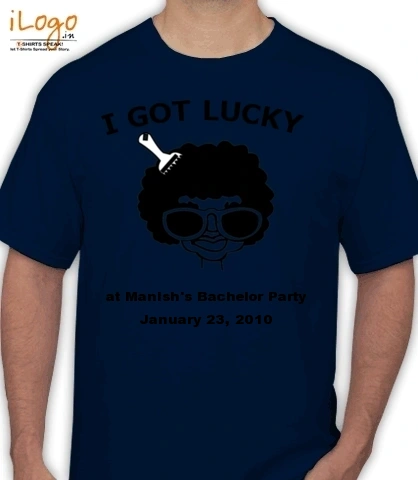 i-got-lucky- - Men's T-Shirt