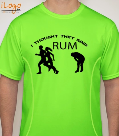 I-thought-rum - Blakto Sports T-Shirt