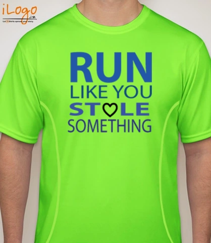run-like-u-stole-something - Blakto Sports T-Shirt