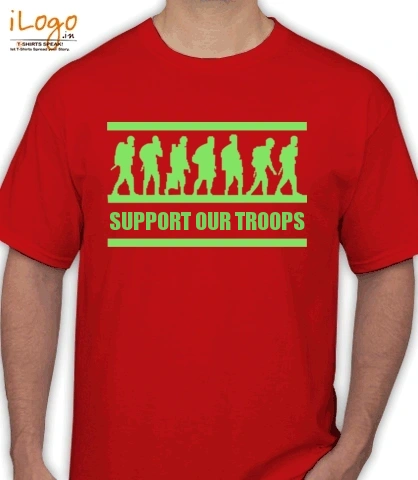 support-and-troops- - T-Shirt