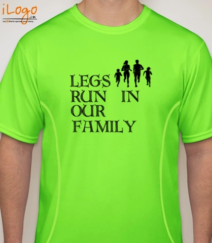 legs-run-in-our-family - Blakto Sports T-Shirt