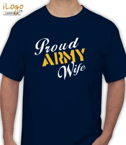 Proud-Army-Wife- - Men's T-Shirt
