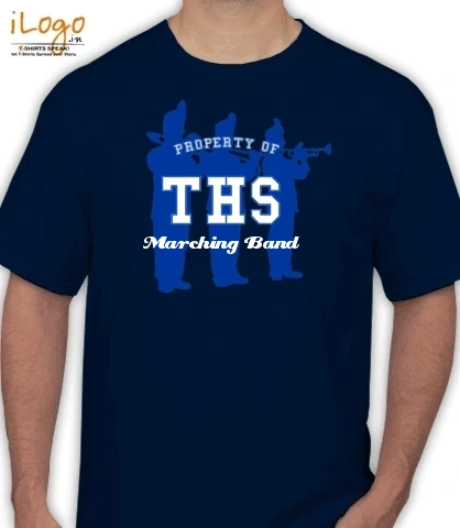 THS-Marching-Band- - Men's T-Shirt